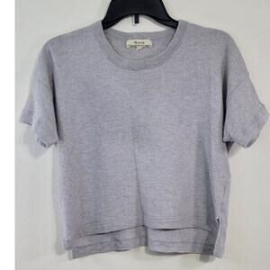 Madewell Gray Crew Neck Sweater